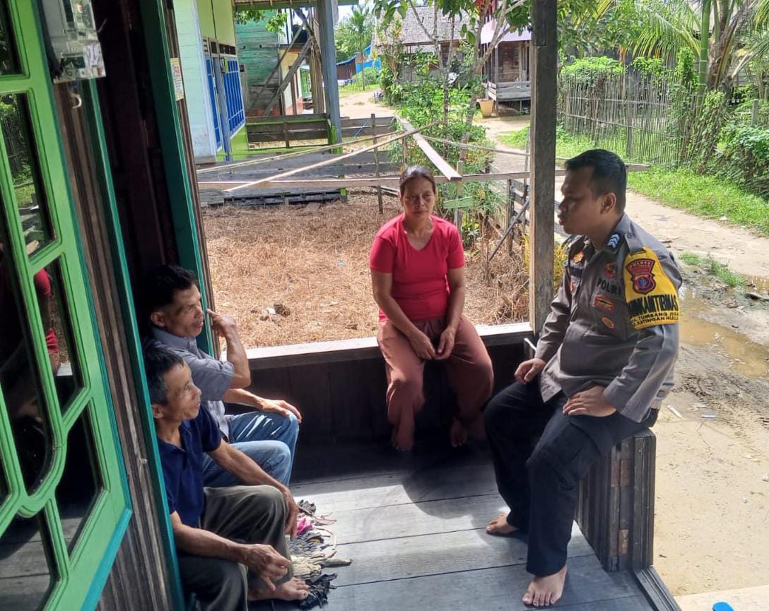 BHABINKAMTIBMAS POLSEK KATINGAN HULU SAMBANGI WARGA.