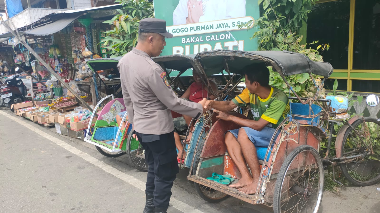 Secara Humanis, Polsek Teweh Tengah Sosialisasikan Germas Kepada Masyarakat di Wilayah Hukum Teweh Tengah