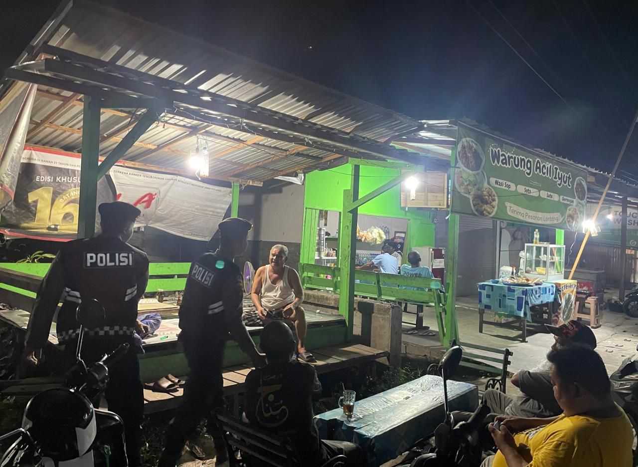 _Sat Samapta Polres Katingan Melaksanakan Patroli dan Himbauan Kamtibmas di Malam Hari_