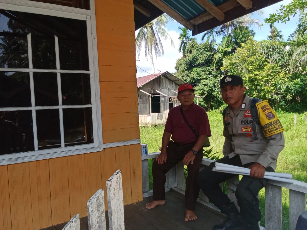 *. Bhabinkamtibmas Rantau Bangkiang Ajak Warga Wujudkan Kamtibmas Kondusif*