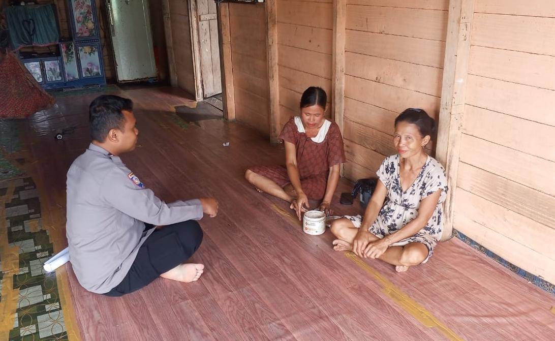 BHABINKAMTIBMAS POLSEK KATINGAN HULU SAMBANGI WARGA.