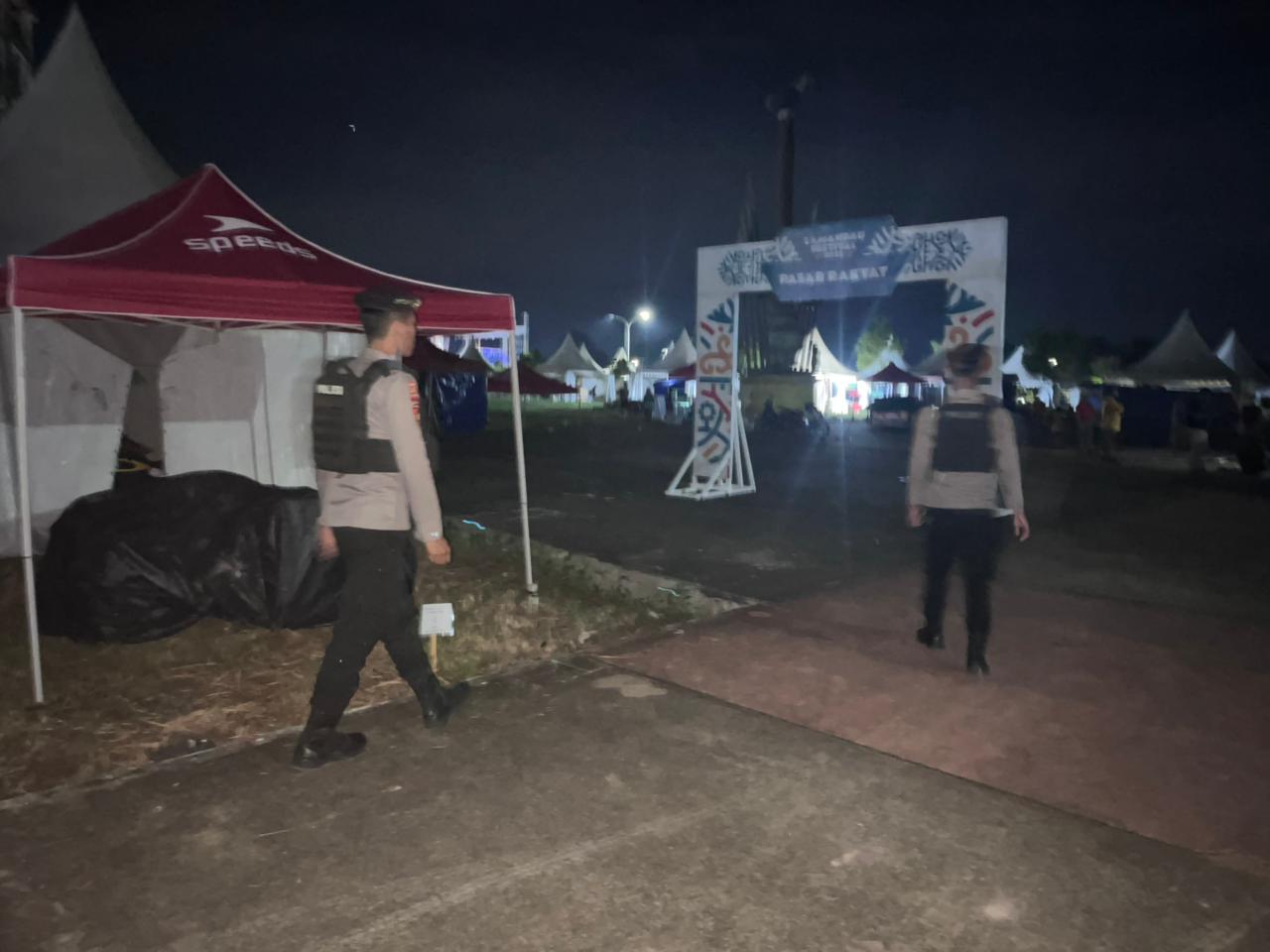 Sat Samapta Polres Lamandau Patroli Malam Hari, Jaga Kamtibmas dan sambang sejumlah Tempat