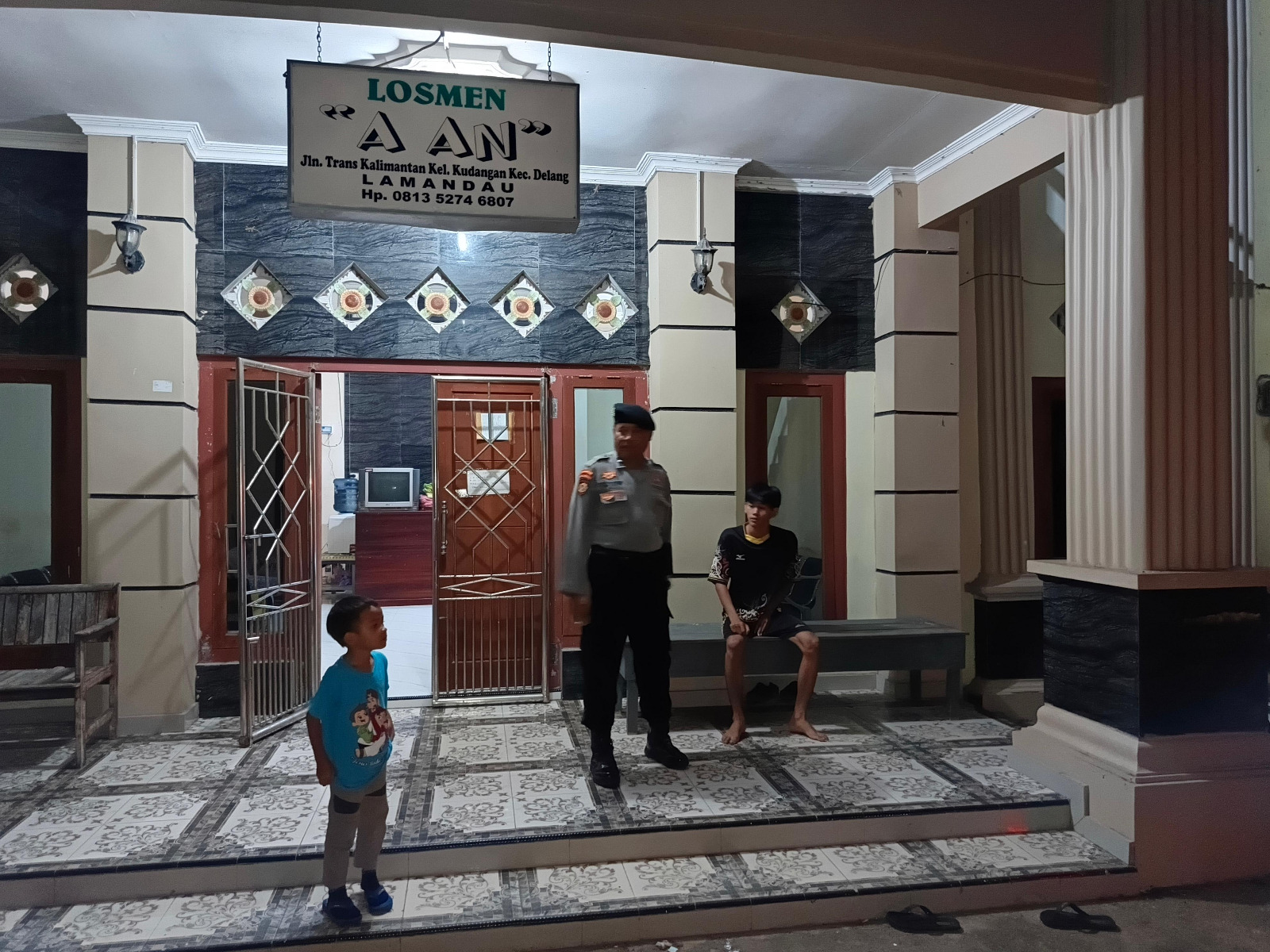 Piket Polsek Delang melaksanakan patroli diwilkum Polsek Delang