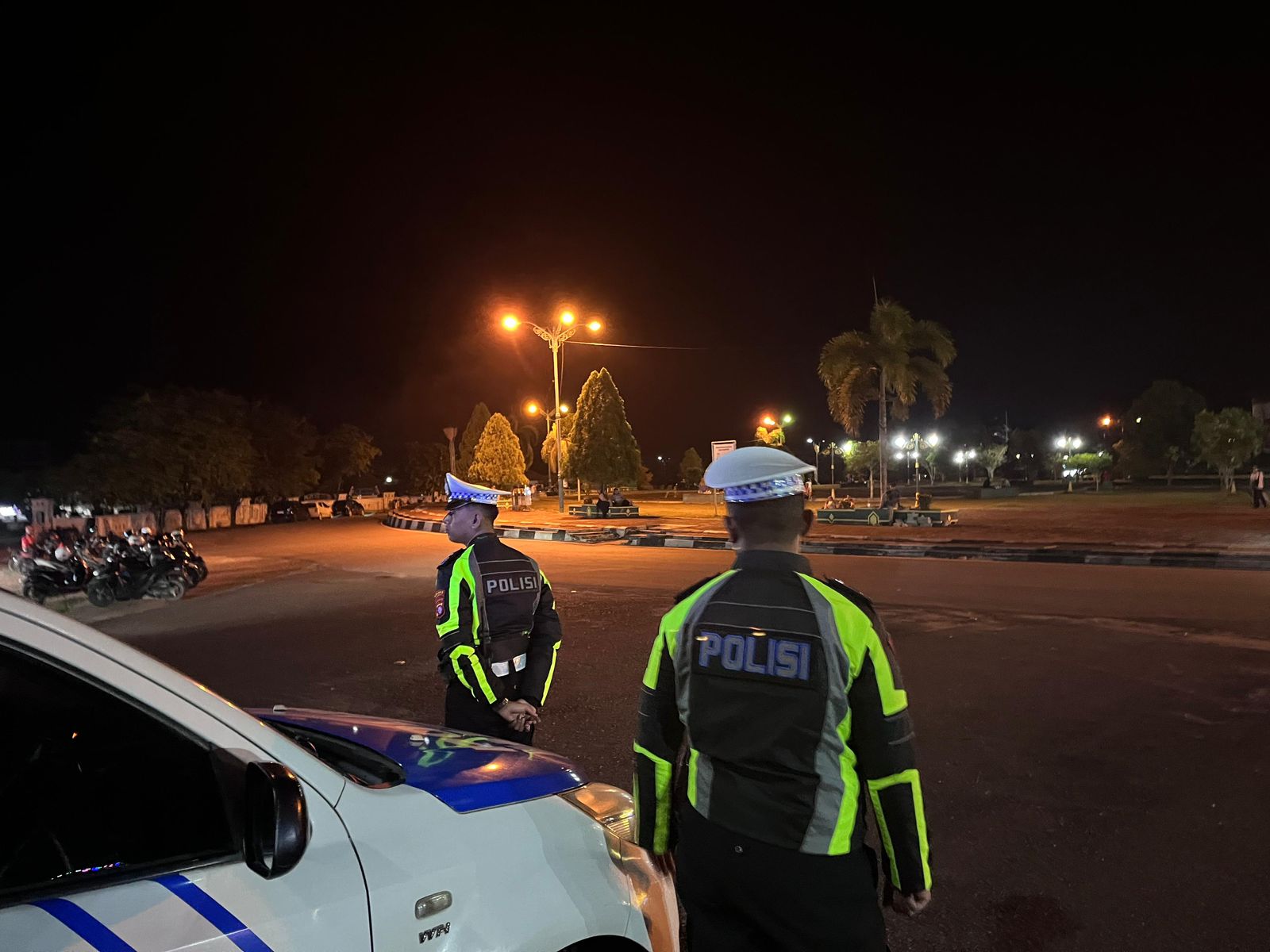 Personel Sat Lantas Polres Lamandau Laksanakan Patroli Malam “Blue Light” Guna Ciptakan Situasi Aman dan Kondusif
