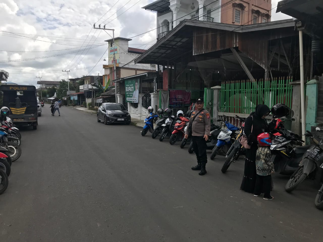 Dalam Rangka Menjaga Situasi Kamtibmas yang Kondusif, Polsek Teweh Tengah Laksanakan Patroli