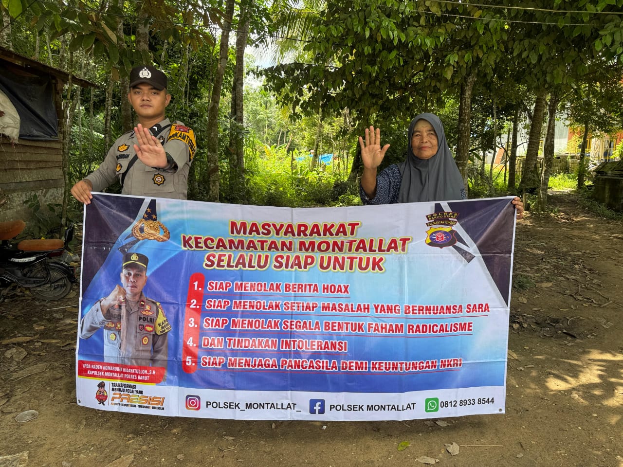 Polsek Montallat Gelar Sosialisasi Bahaya Hoax untuk Meningkatkan Literasi Informasi Masyarakat