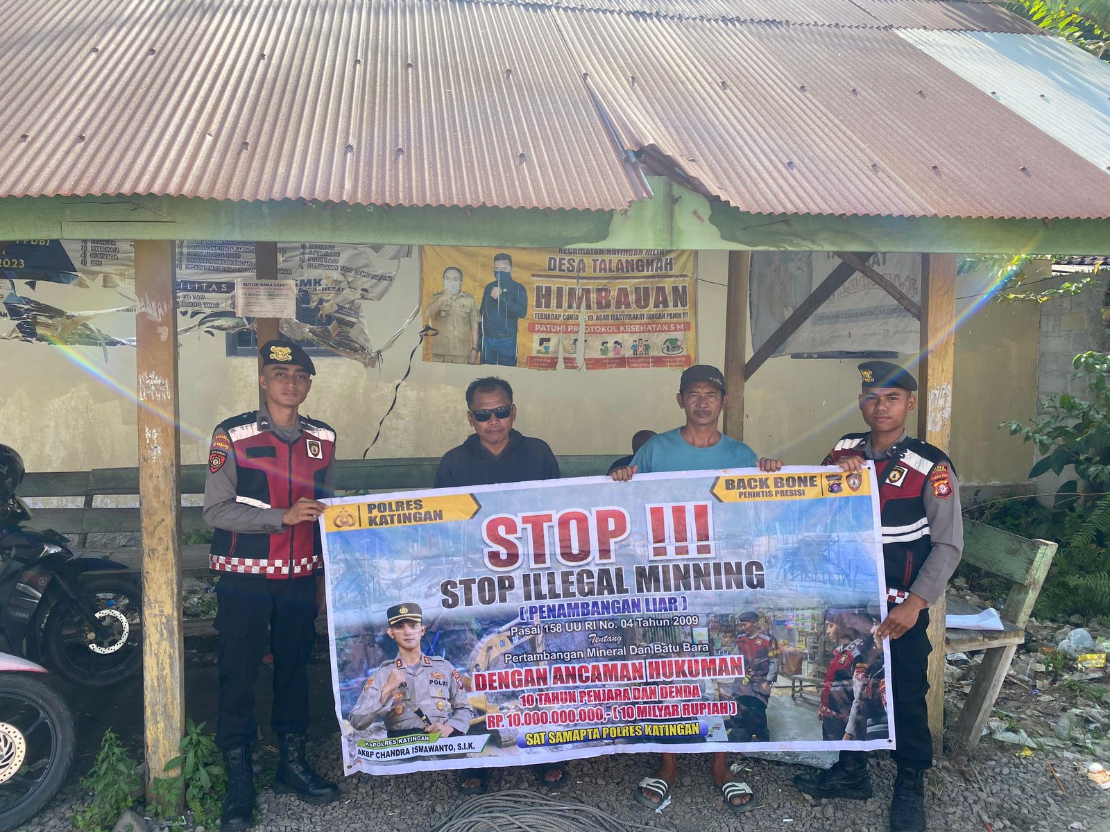 Berharap Warganya Patuhi Larangan Tambang Ilegal