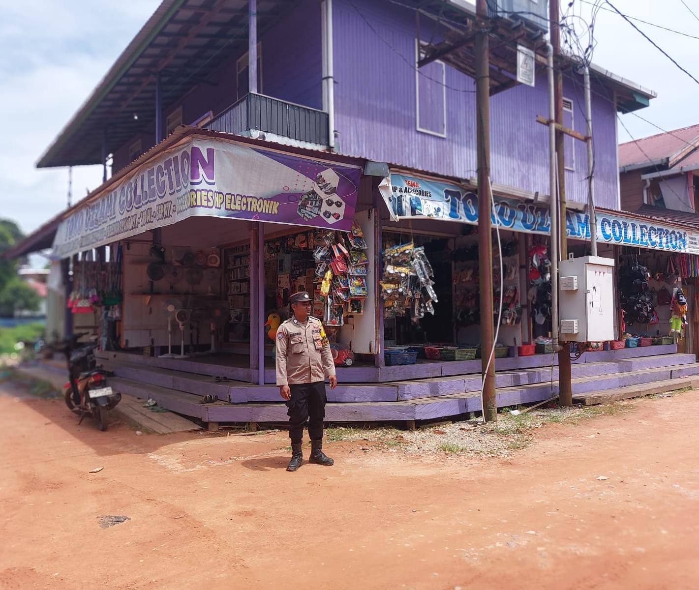 Polsek Marikit menciptakan Kamtibmas Kondusif yang di laksanakan petugas Piket jaga Di Wilayah Kec. Marikit Kab. Katingan.