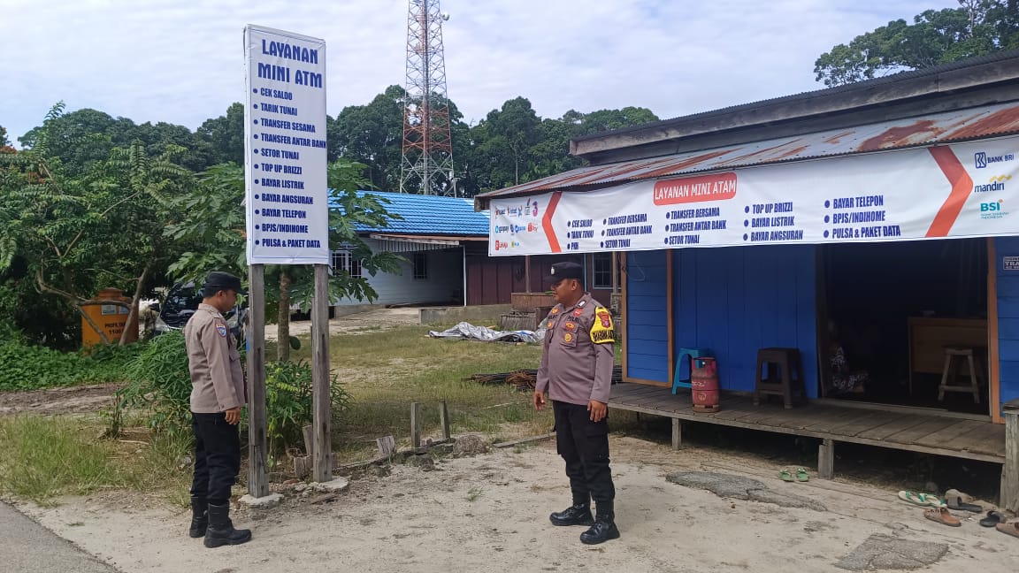 ‎Patroli Dialogis, Polsek Tewang Sangalang Garing dan Pulau Malan Sampaikan Imbauan Kepada Warga.