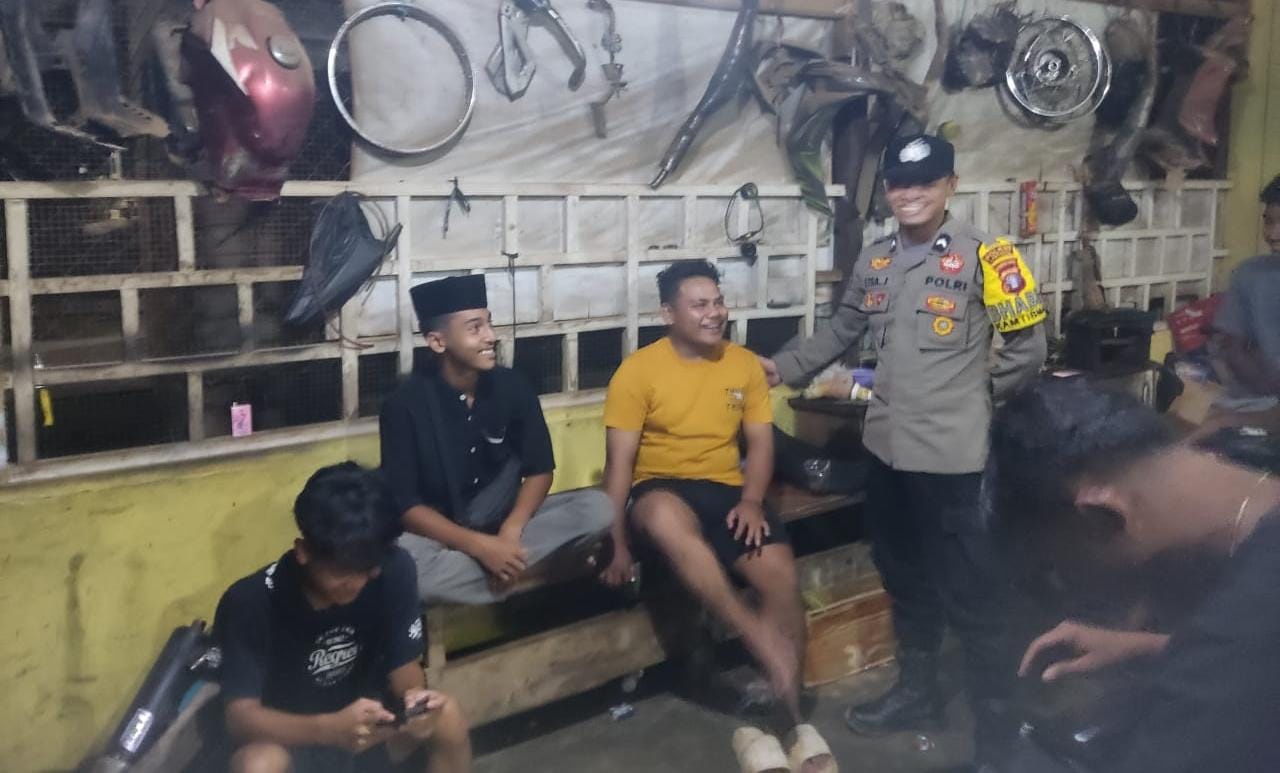 Piket Polsek Lamandau Sosialisasikan Penanggulangan Premanisme Berkedok Ormas