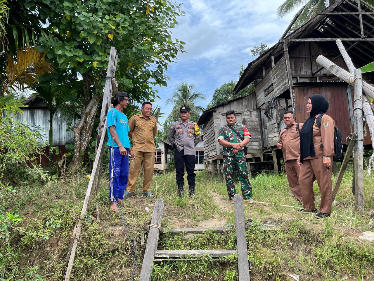 Perkuat Kamtibmas, Polsek Katingan Tengah Sambangi Warga