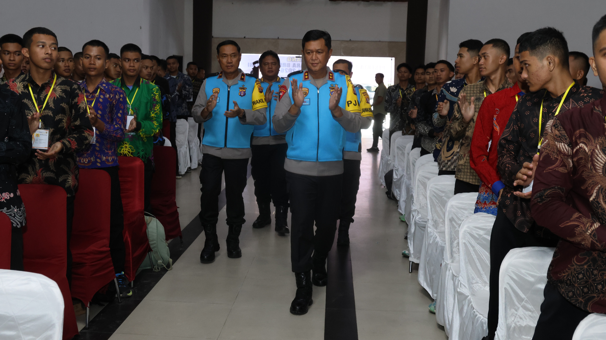 Diikuti 260 Peserta Seleksi, Polda Kalteng Gelar Pakta Integritas Rekruitmen Bintara Brimob Polri