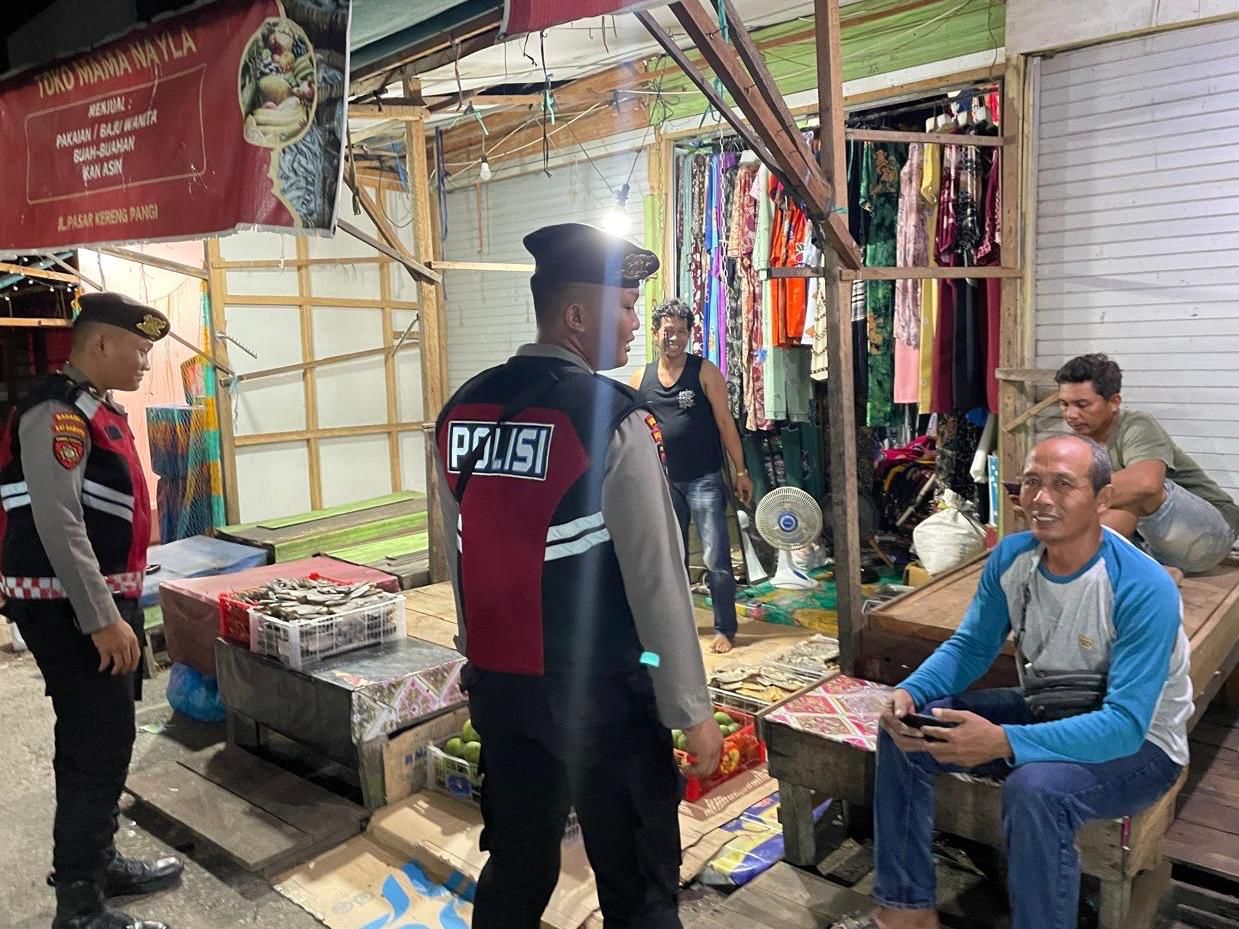 Sat Samapta Polres Katingan Melaksanakan Patroli dan Himbauan Kamtibmas di Malam Hari