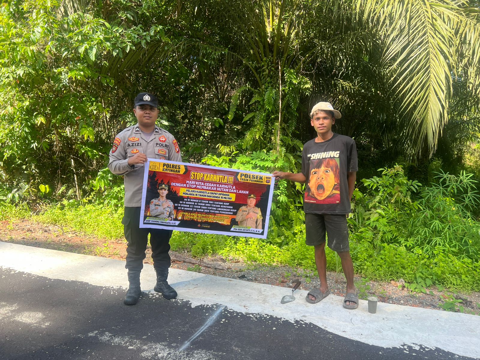 Polsek Tasik Payawan dan Kamipang Rutin Laksanakan Sosialisasi Karhutla‎