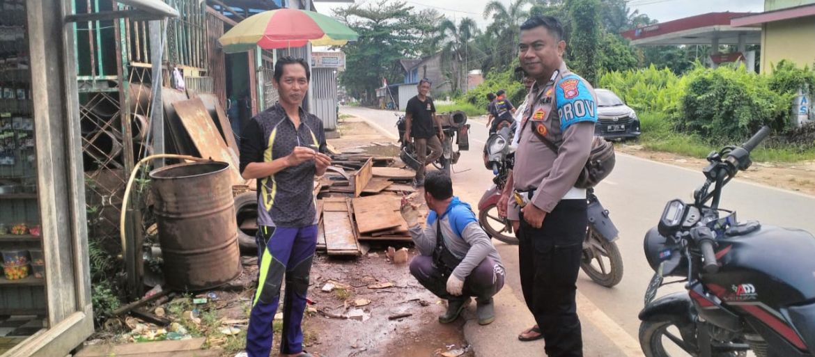 Polsek Katingan Tengah Sambang Kamtibmas