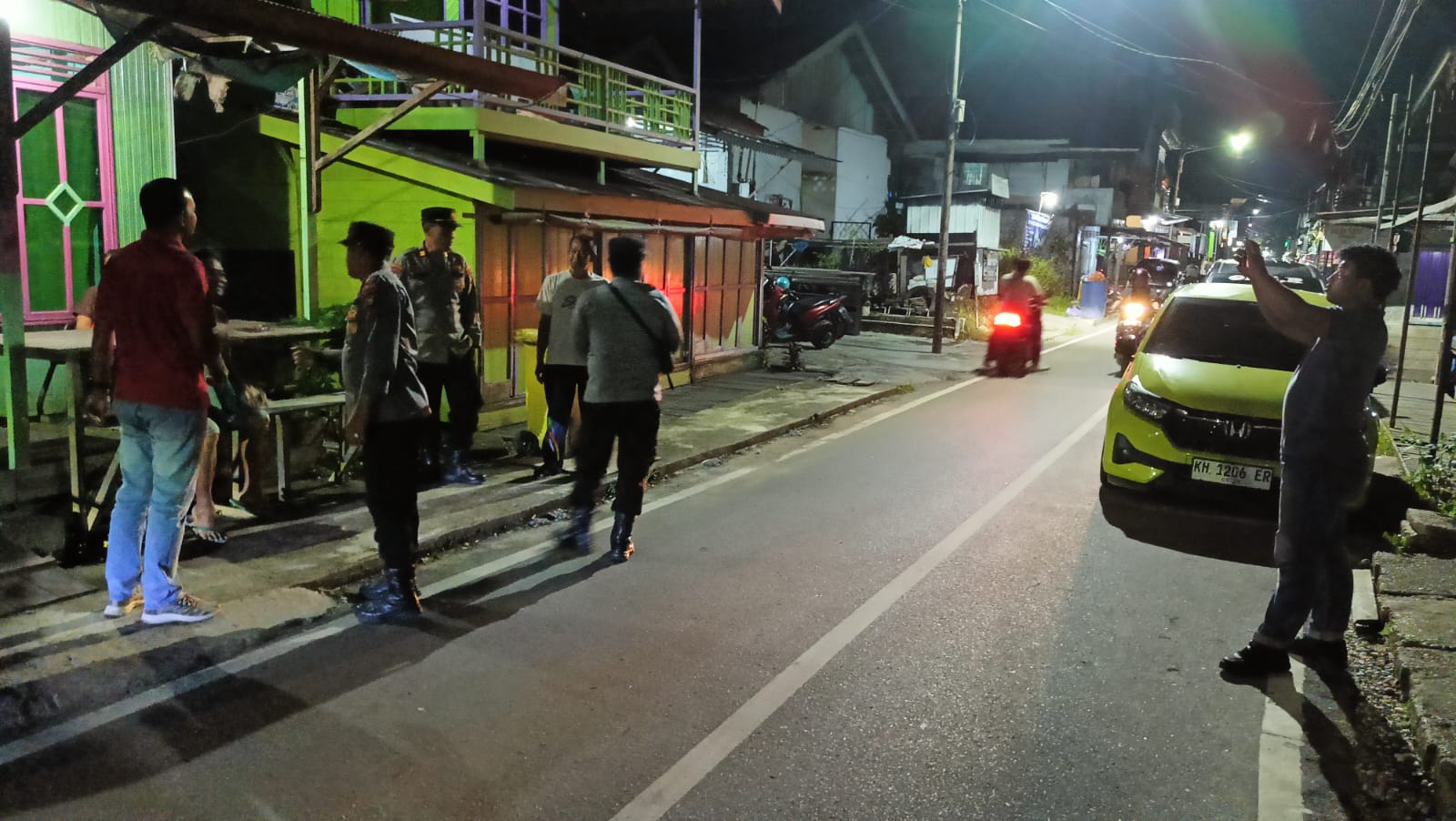 Cegah Premanisme, Polsek Teweh Tengah Himbau Warga Tetap Waspada