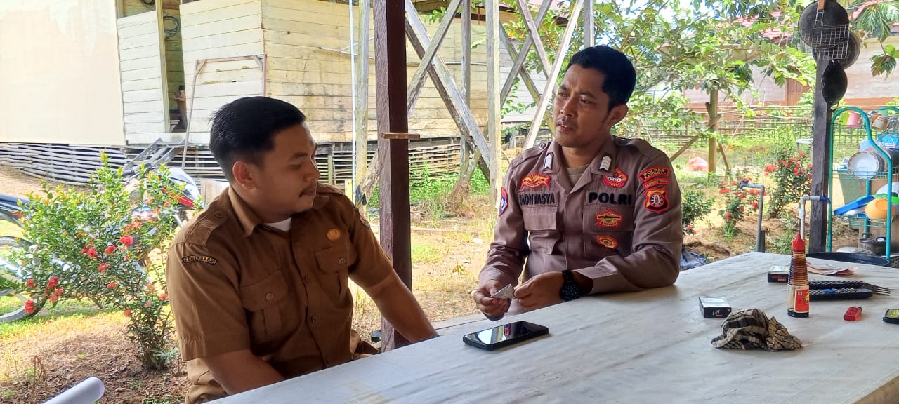 BHABINKAMTIBMAS POLSEK KATINGAN HULU MELAKSANAKAN SAMBANG KEPADA WARGA MASYARAKAT