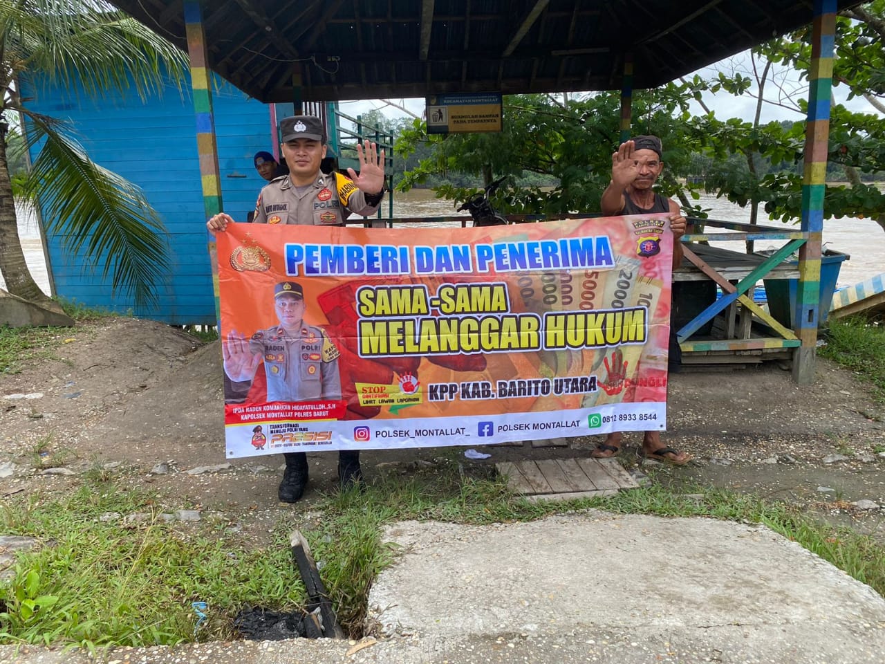 *Polsek Montallat Putus Tindak Pelanggaran Pungli, Polsek Montallat Himbau Stop Pungli ke Warga