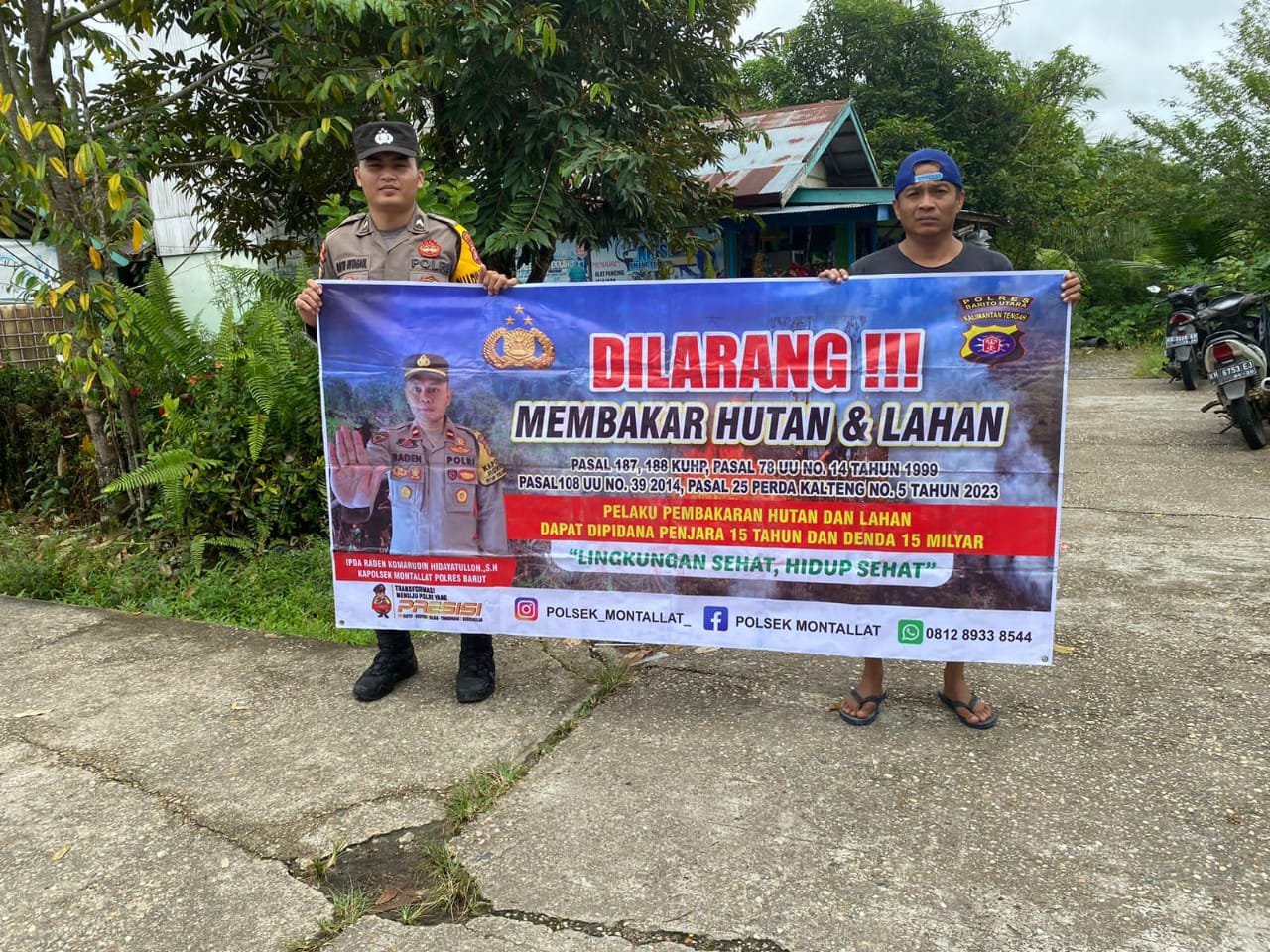 Polsek Montallat Gelar Sosialisasi Karhutla Untuk Meningkatkan Kesadaran Masyarakat