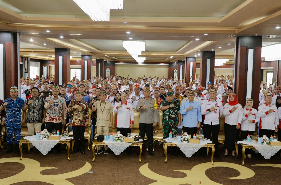 Perkuat Sinergi, Wakapolda Kalteng Hadiri Pengukuhan DPD dan DPC Abpednas Se-Kalteng