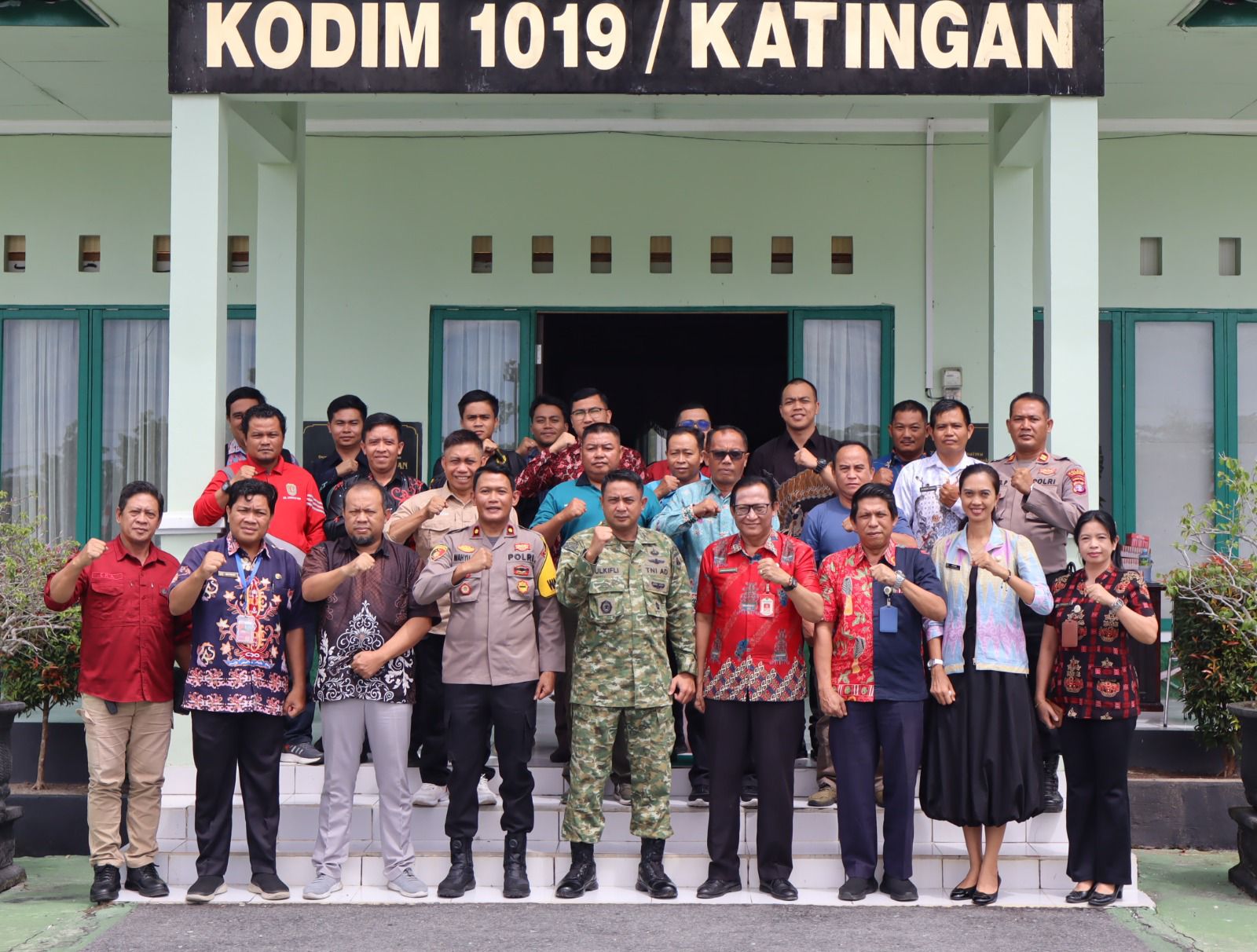 Wakapolres Katingan Hadiri Kegiatan Komunikasi Sosial Bersama Aparat Pemerintah yang Dipimpin Dandim 1019/Katingan
