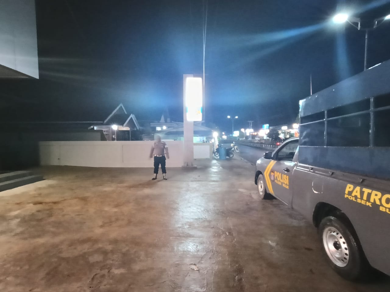 Polsek Bulik Patroli Obyek Vital dan Bank wilkum Polsek Bulik