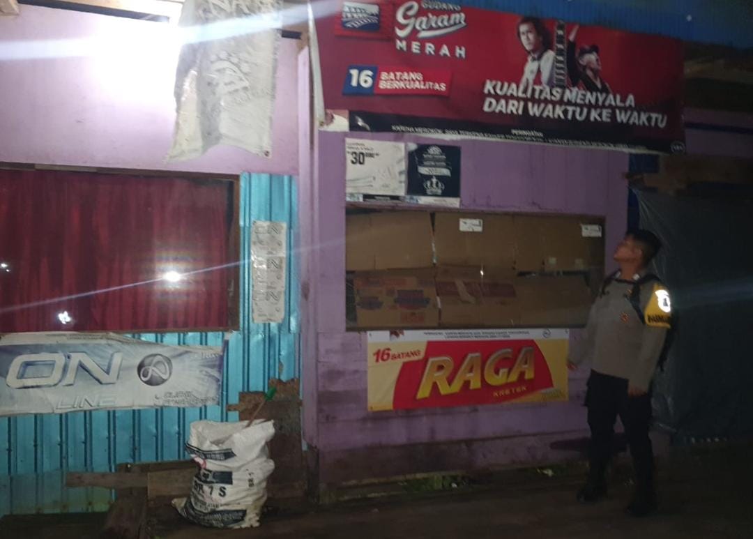 Piket Polsek Patroli kepertokoan diwilkum Polsek Delang