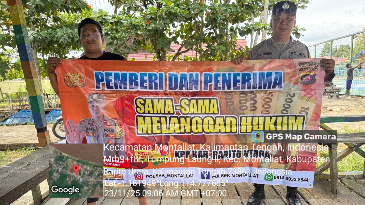 *Polsek Montallat Putus Tindak Pelanggaran Pungli, Polsek Montallat Himbau Stop Pungli ke Warga
