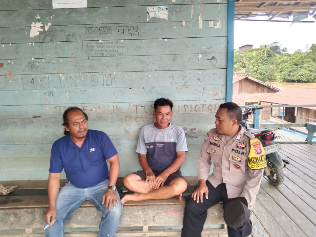 BHABINKAMTIBMAS POLSEK KATINGAN HULU MELAKSANAKAN SAMBANG KEPADA WARGA MASYARAKAT