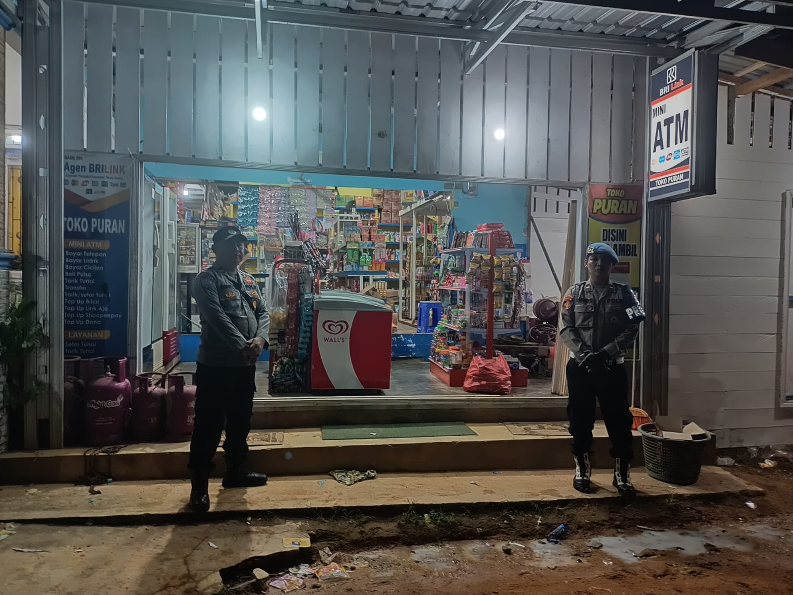 Jaga Kamtibmas, Polsek Tewang Sangalang Garing dan Pulau Malan Tingkatkan Patroli Malam