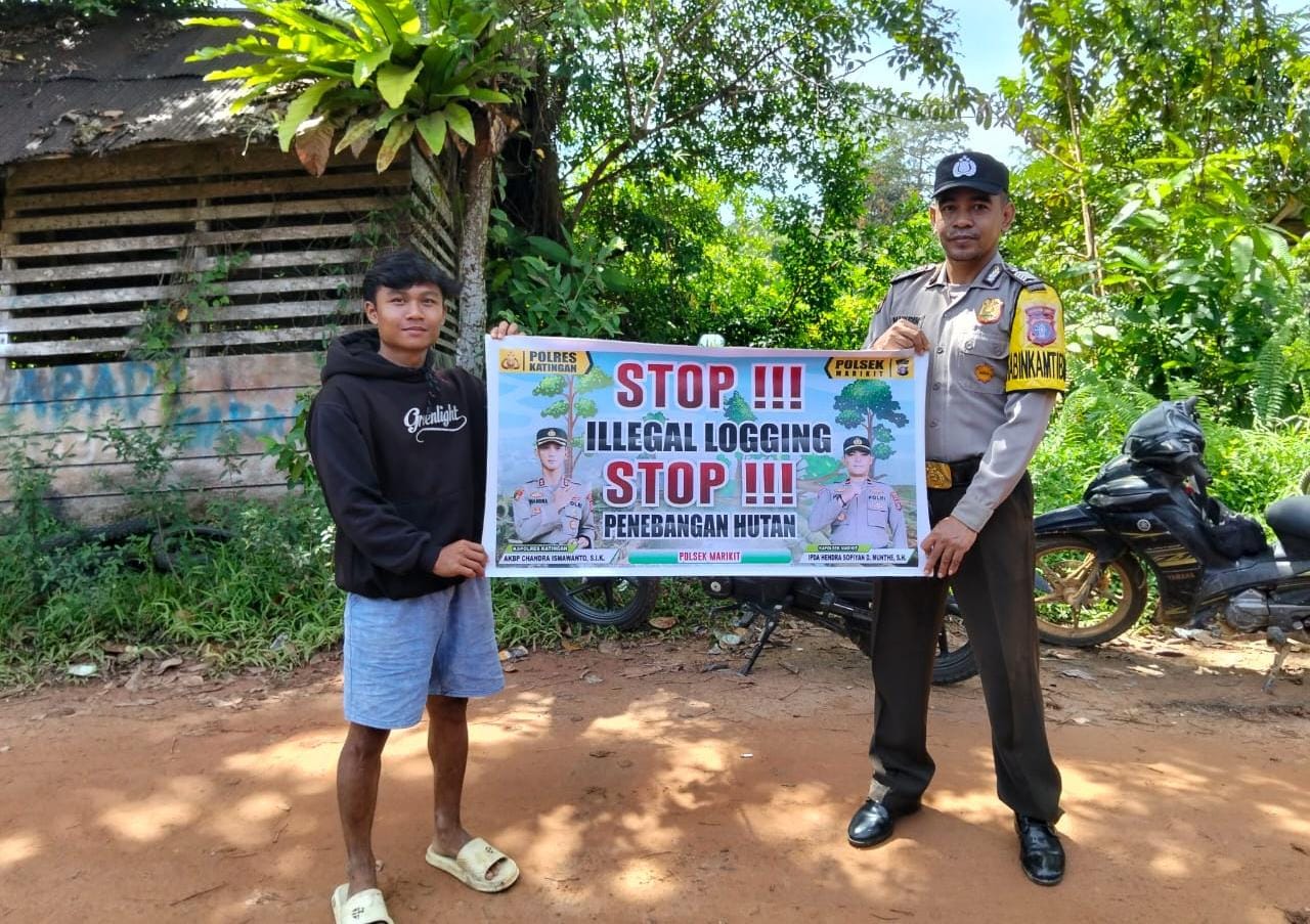 Sosialisasi Ilegal Logging kepada Masyarakat diwilayah Kec.Marikit, Kab. Katingan