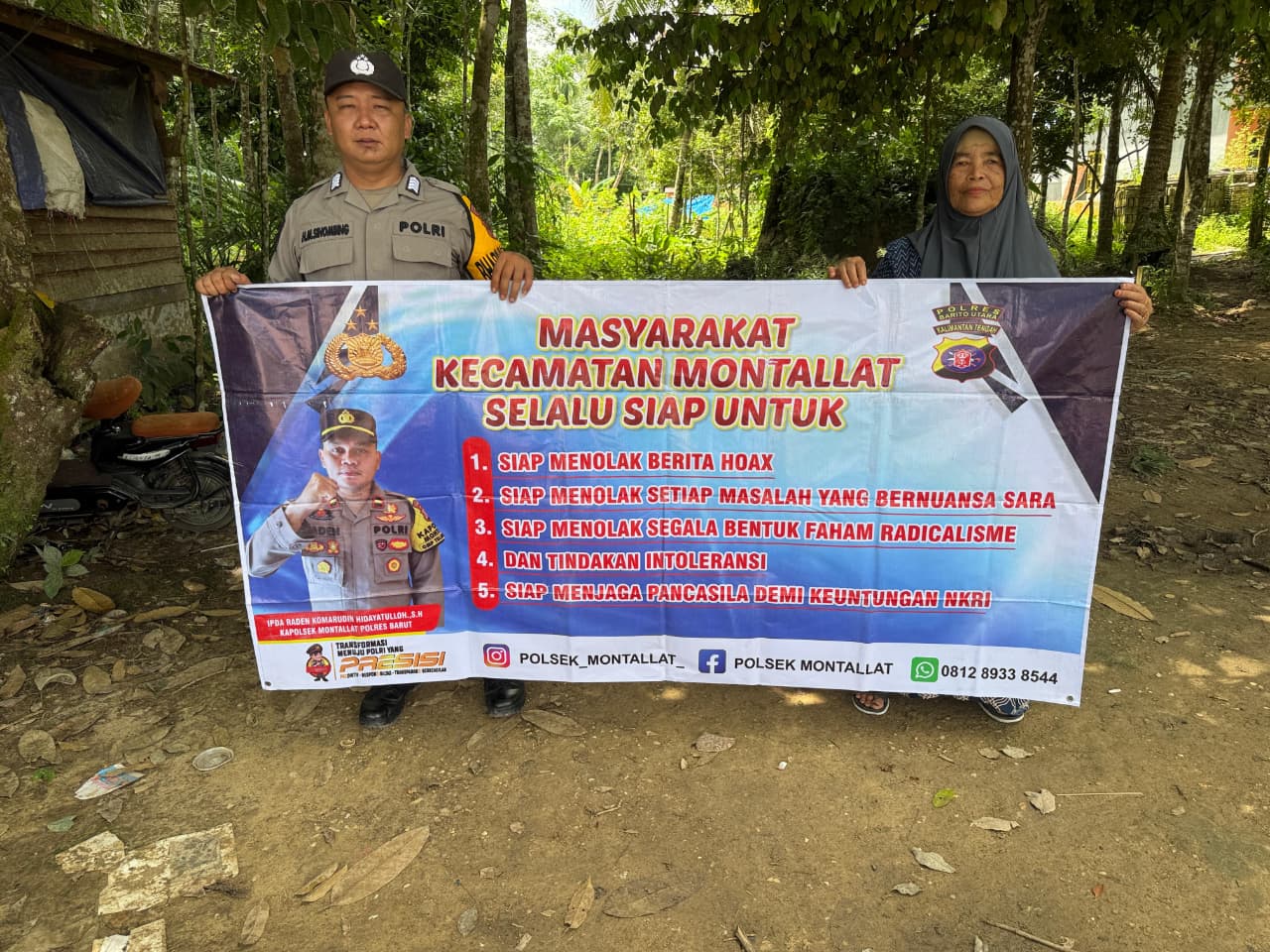 Polsek Montallat Gelar Sosialisasi Bahaya Hoax untuk Meningkatkan Literasi Informasi Masyarakat