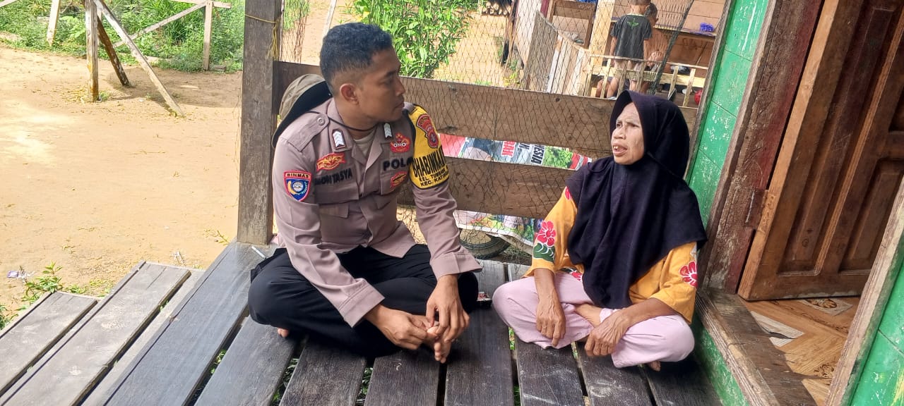 BHABINKAMTIBMAS POLSEK KATINGAN HULU MELAKSANAKAN SAMBANG KEPADA WARGA MASYARAKAT