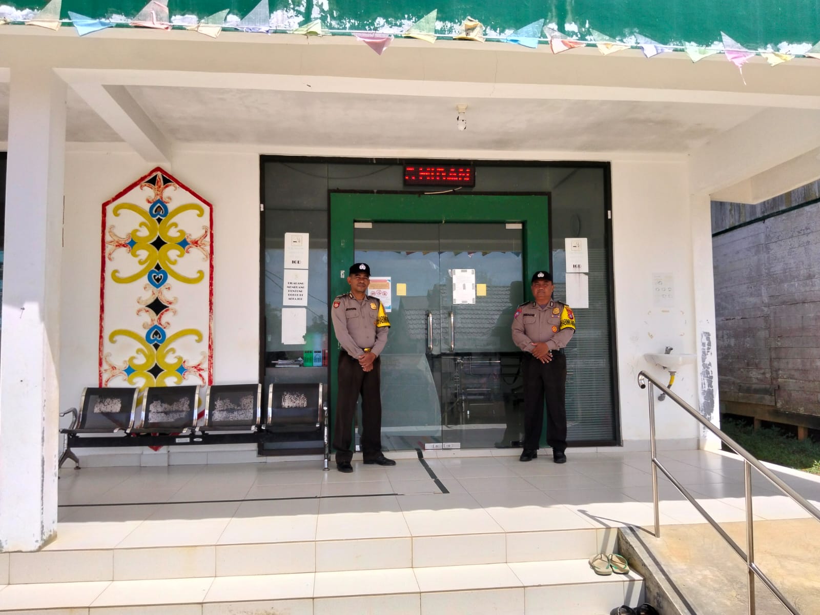 Personil Polsek Marikit Rutin Patroli Siang diwilayah Kec. Marikit, Kab. Katingan.