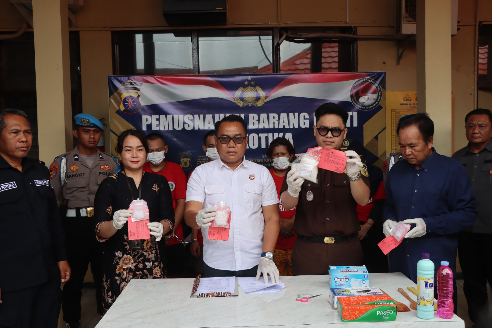 Polres Kotim Musnahkan 326,91 Gram Sabu, Upaya Berani Lindungi Masyarakat dari Ancaman Narkoba