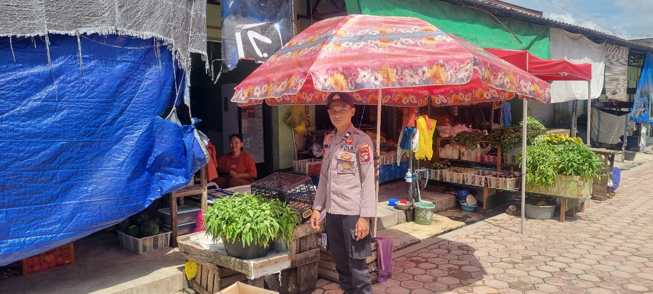 Personil Polsek Sematu Jaya laksanakan Patroli diwilkum Polsek Sematu Jaya