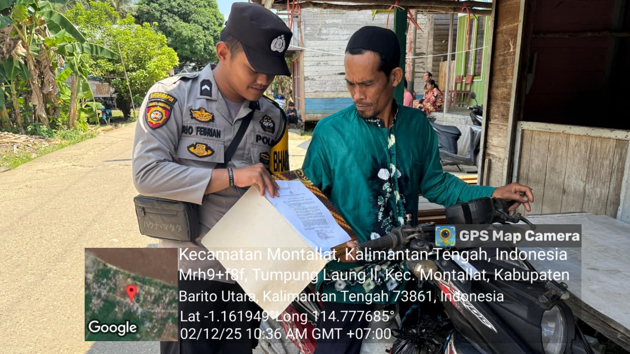 Polsek Montallat Sosialisasikan Maklumat Kapolri kepada Masyarakat