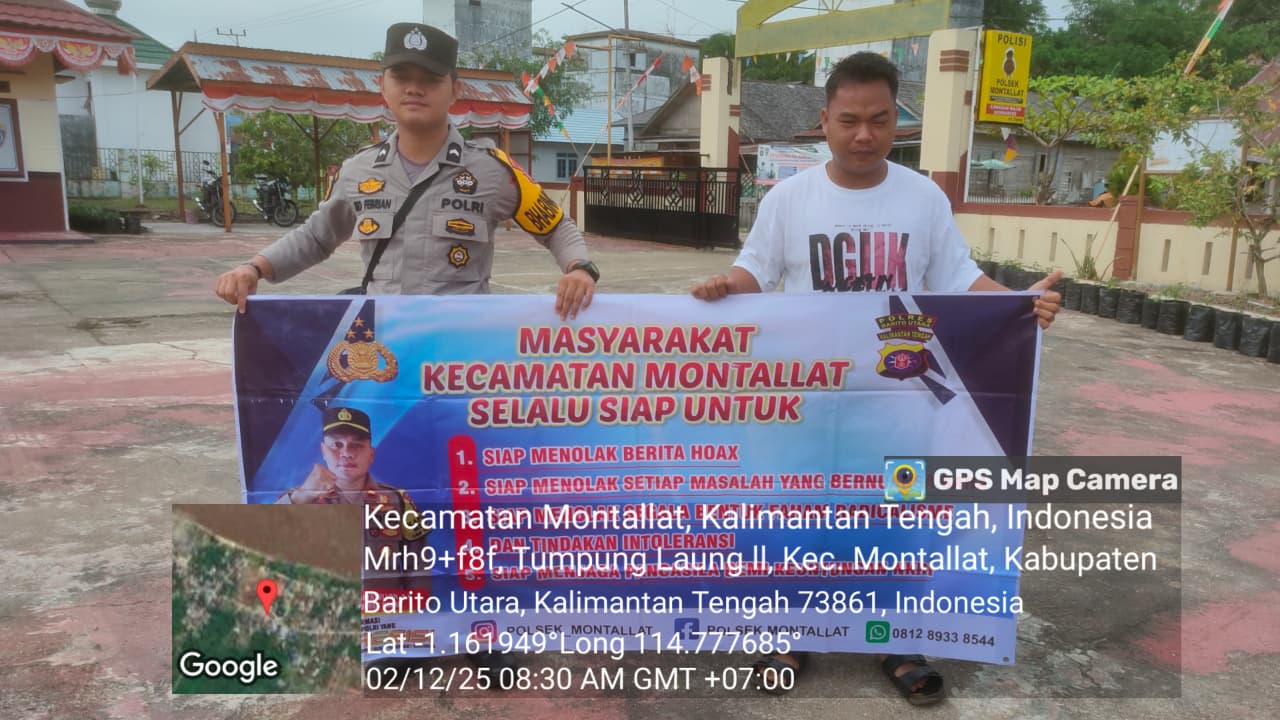 Polsek Montallat Gelar Sosialisasi Bahaya Hoax untuk Meningkatkan Literasi Informasi Masyarakat