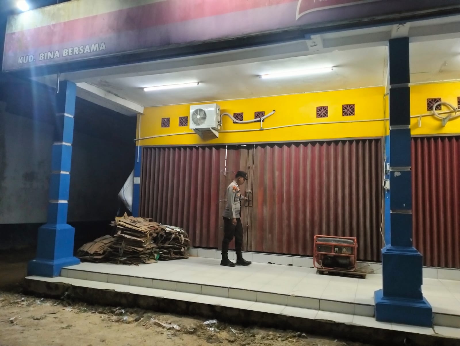 Personil Polsek Sematu Jaya laksanakan Patroli diwilkum Polsek Sematu Jaya