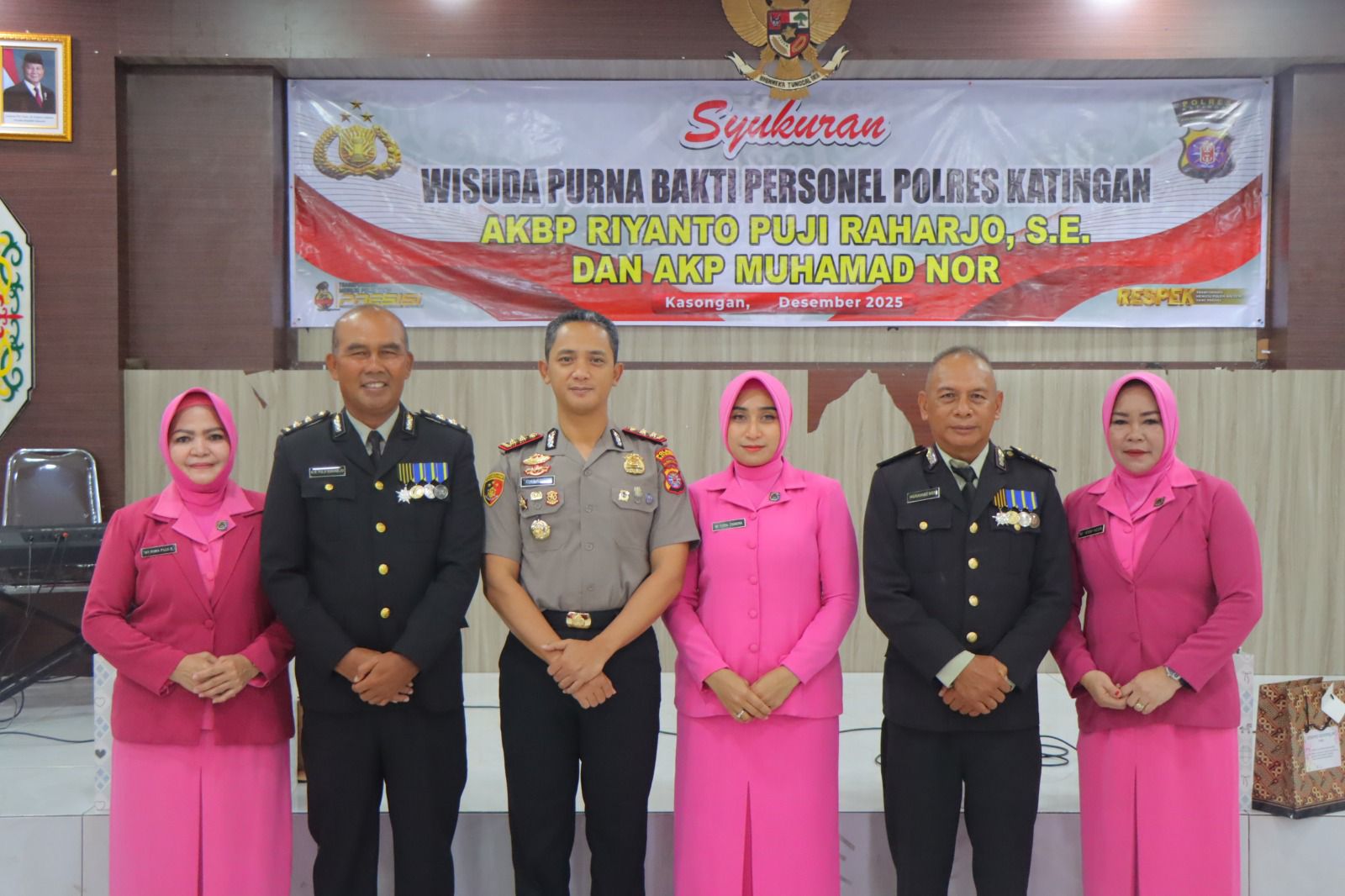 Ramah Tamah Purna Bakti Polres Katingan Berlangsung Haru dan Penuh Kehangatan