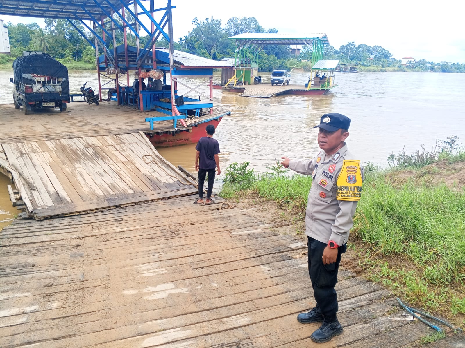 . Bhabinkamtibmas Rantau Bangkiang Ajak Warga Wujudkan Kamtibmas Kondusif
