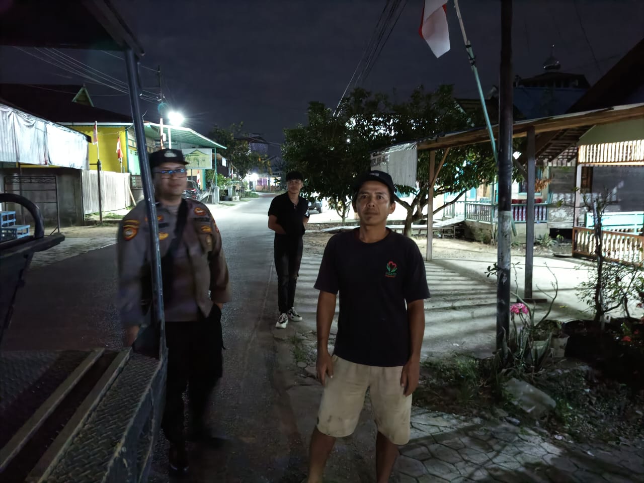 Cegah Premanisme, Polsek Teweh Tengah Himbau Warga Tetap Waspada