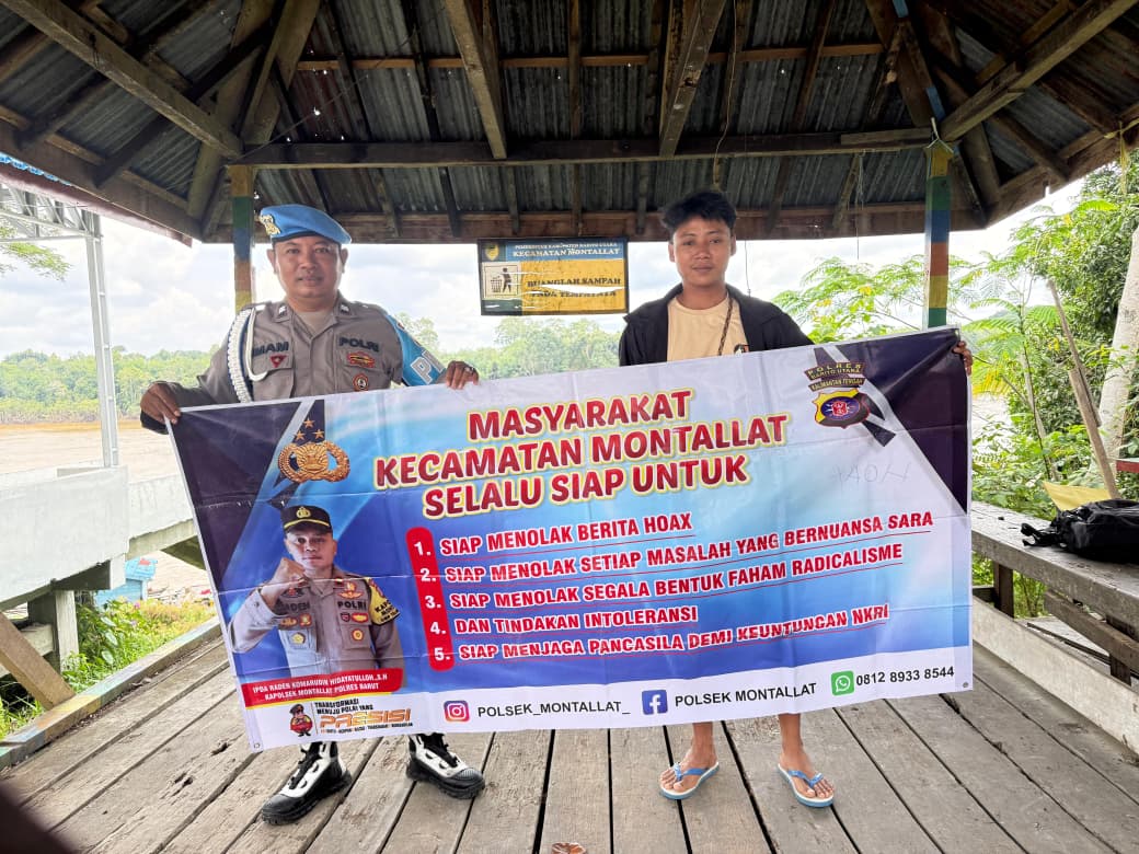 Polsek Montallat Gelar Sosialisasi Bahaya Hoax untuk Meningkatkan Literasi Informasi Masyarakat