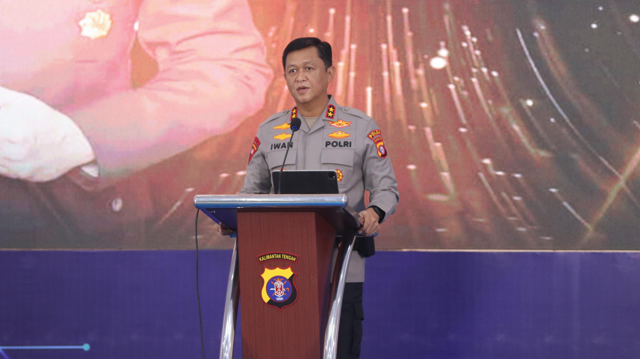 Apel Kasatwil Jajaran Polda Kalteng 2025, Kapolda Tegaskan Transformasi Polri Profesional hingga Tingkat Polsek
