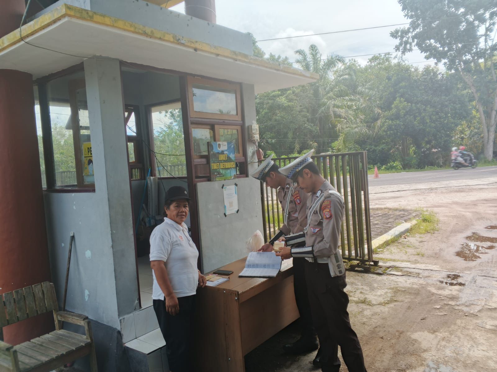 Patroli Objek Wisata Satlantas Polres Katingan.