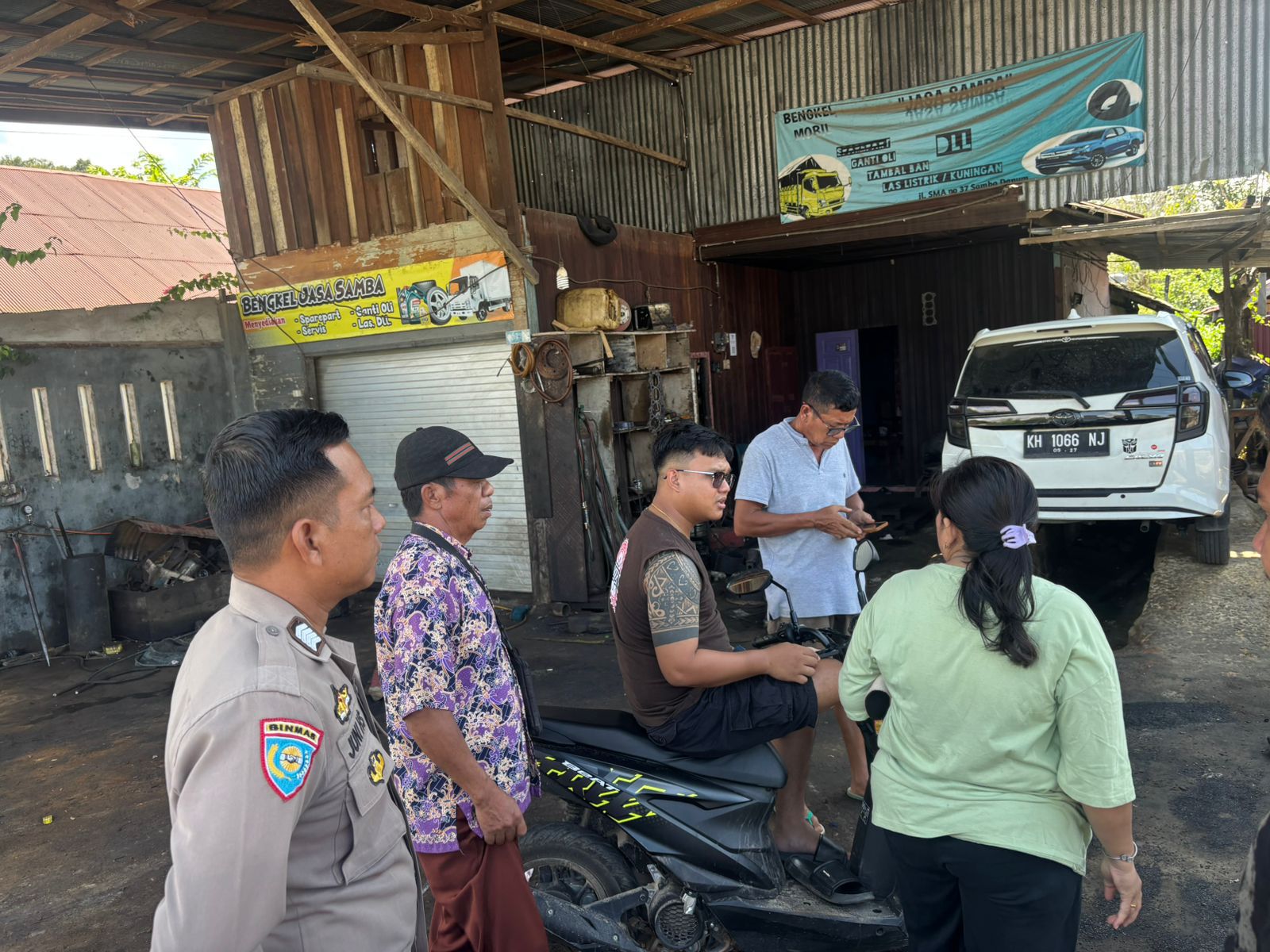 Polsek Katingan Tengah Sambang Kamtibmas