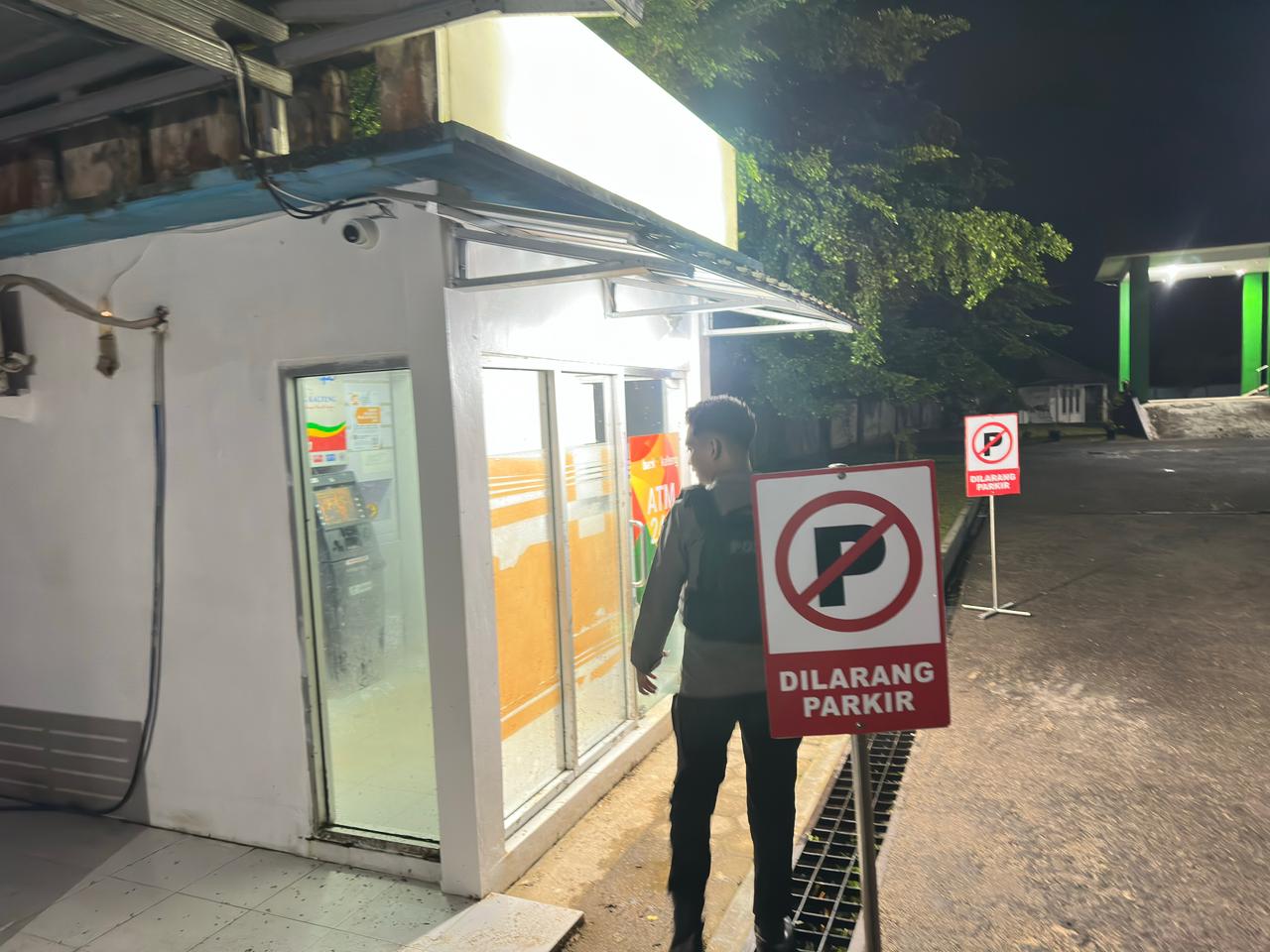 Sat Samapta Polres Lamandau Patroli di Objek Vital, Sambangi Satpam untuk Perkuat Keamanan