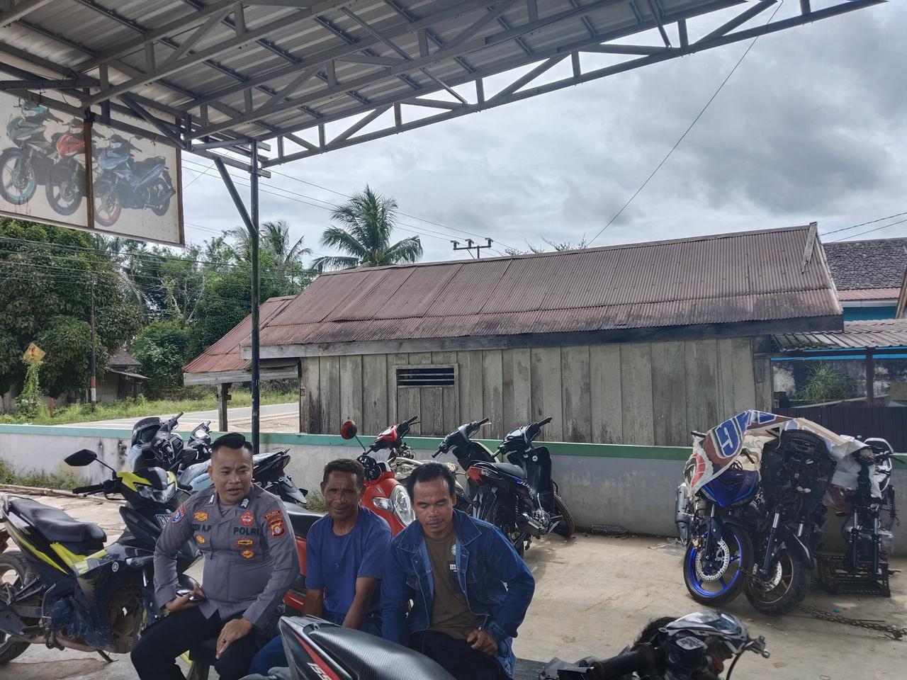 Polsek Katingan Tengah Sambang Kamtibmas