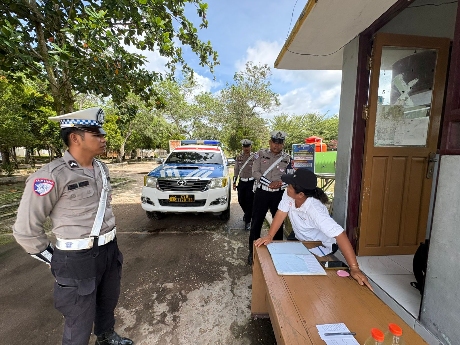 Cek Situasi Kamtibmas dengan Patroli Objek Wisata Bukit Batu oleh Satlantas Polres Katingan