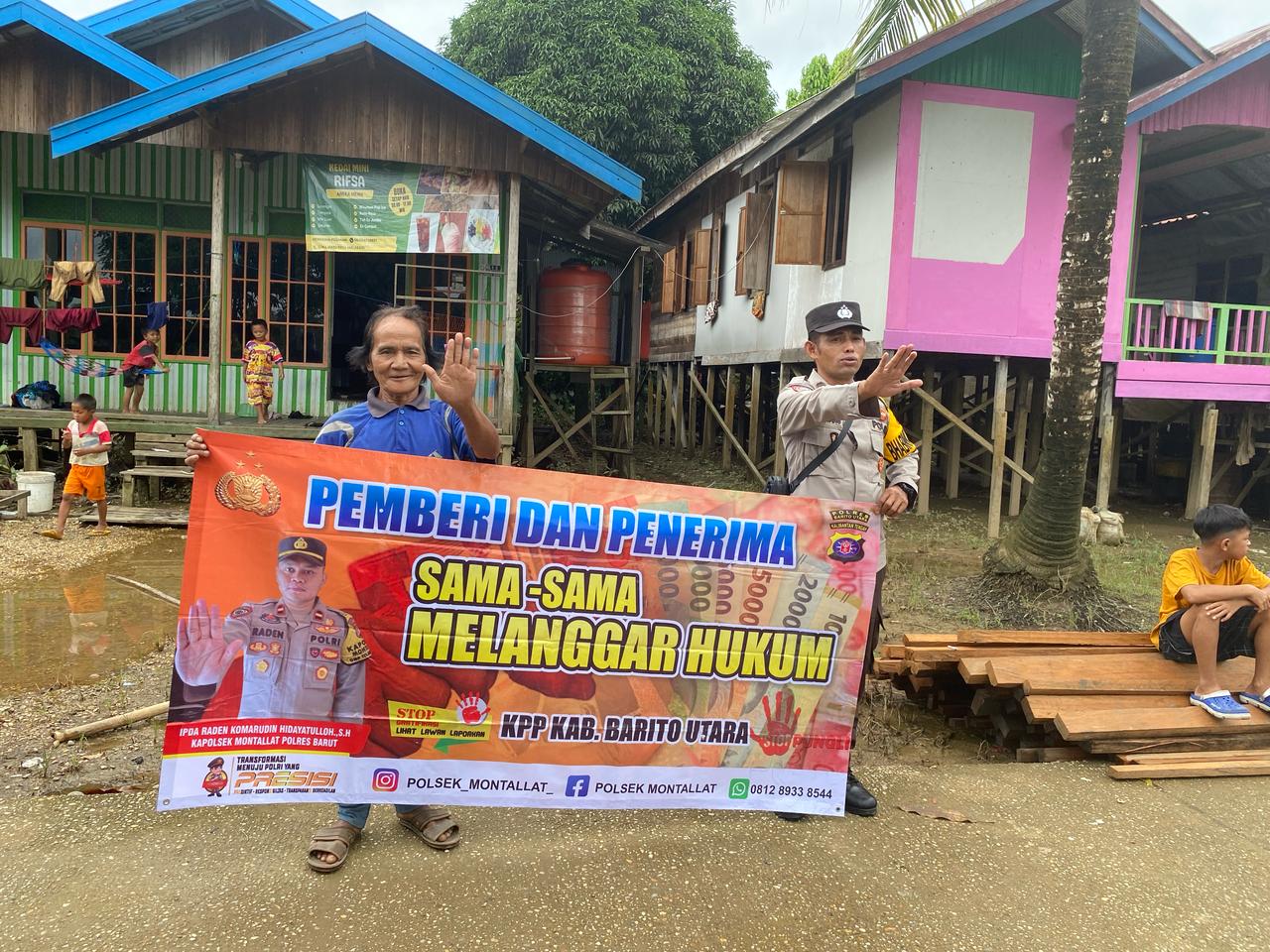 *Polsek Montallat Putus Tindak Pelanggaran Pungli, Polsek Montallat Himbau Stop Pungli ke Warga